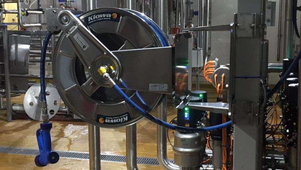 慢回缩不锈钢软管卷轴